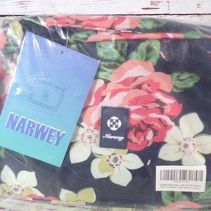 Narwey Hanging Floral Travel Toiletry Bag Cosmetic Make up Organizer Waterproof